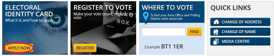 Eoni uk Apply Electoral Identity Card Northern Ireland Electoral Office Www statusin