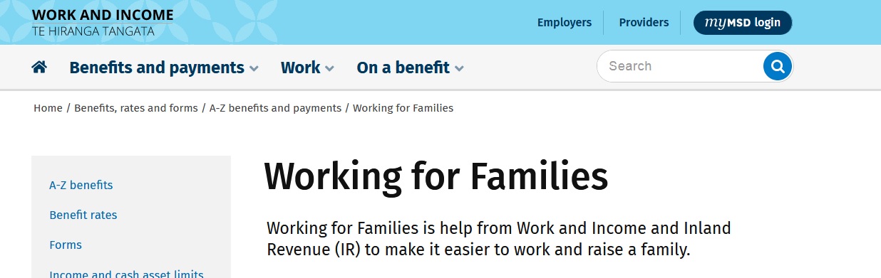 Workingforfamilies govt nz Apply For Working For Families Tax Credits 