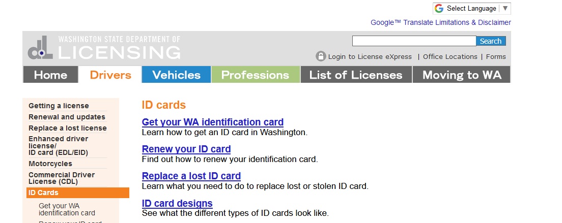 dol.wa.gov Identification Card : Washington Department of ...